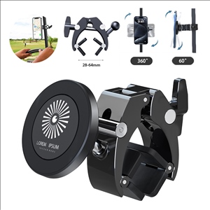 Aluminum Alloy Magnetic Golf Cart Phone Mount